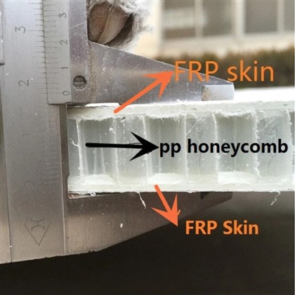 לוח FRP PP חלת דבש